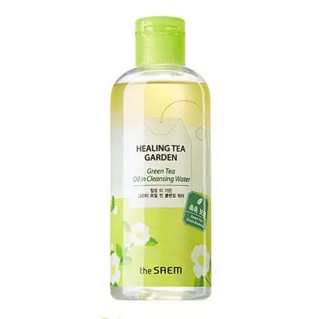 Средство для снятия макияжа двухфазное The Saem Healing Tea Garden Green Tea Oil In Cleansing Water